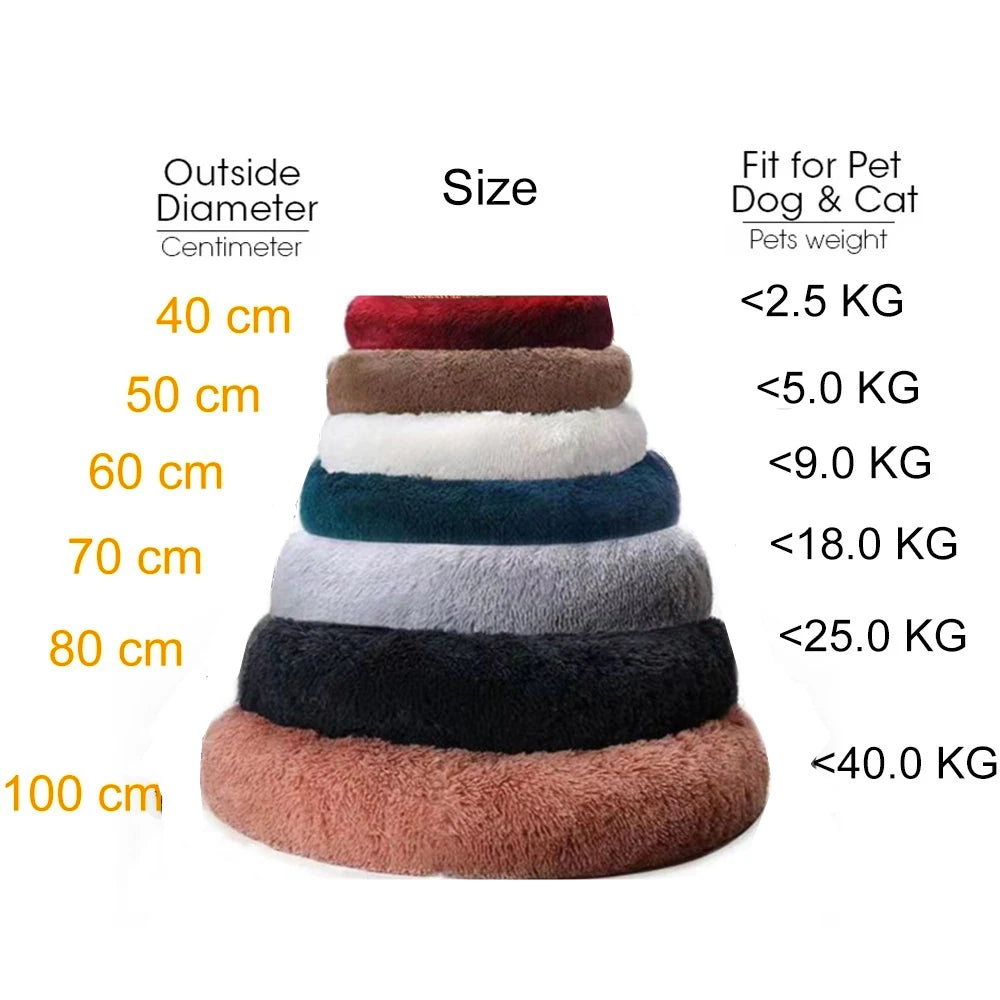 Donut Plush Beds for Dogs and Cats