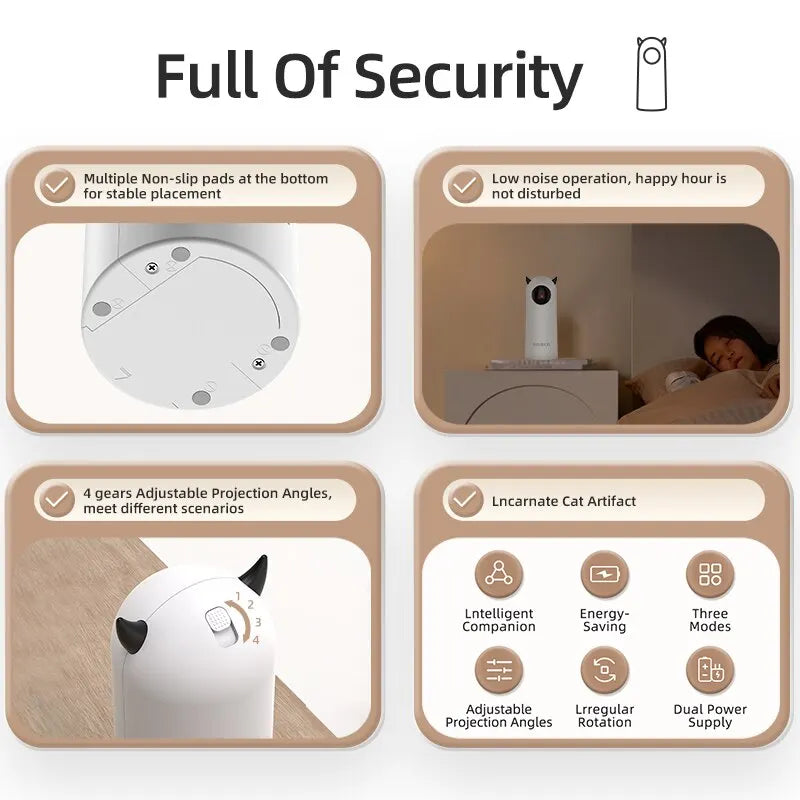 Interactive LED Laser Toy For Cats