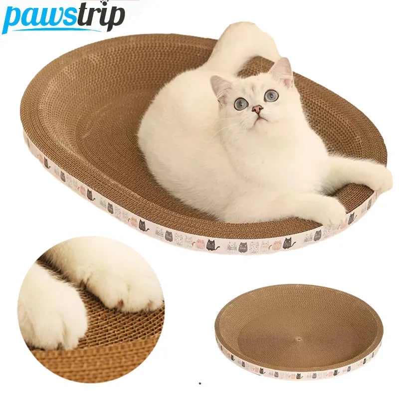 Corrugated Cat Scratcher Bed