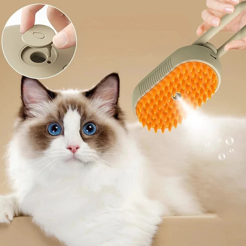 FurSpa Pet Steam Massage Brush