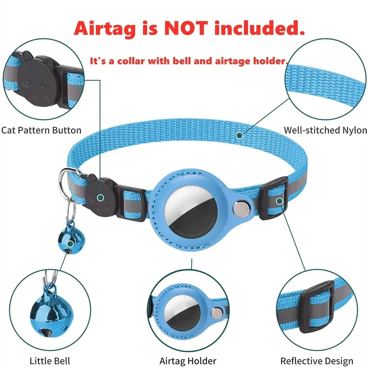 Airtag Collar For Cats