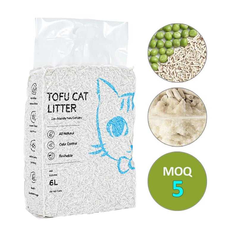 High Quality Premium Tofu Cat Litter Sand