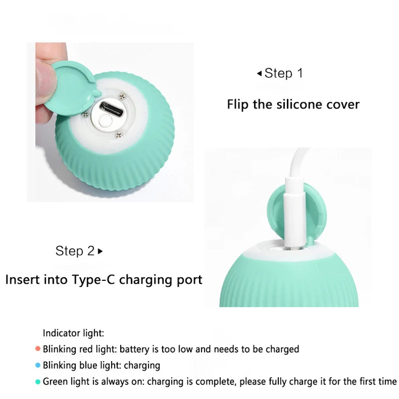 Smart Rolling Ball For Cats