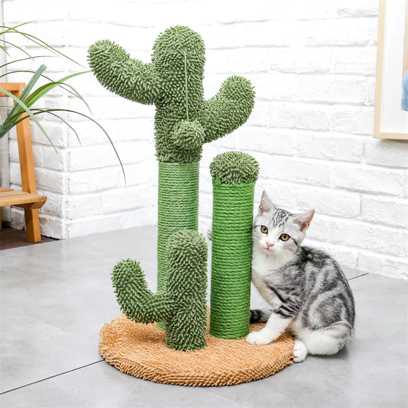 Cute Cactus Scratching Post For Cats