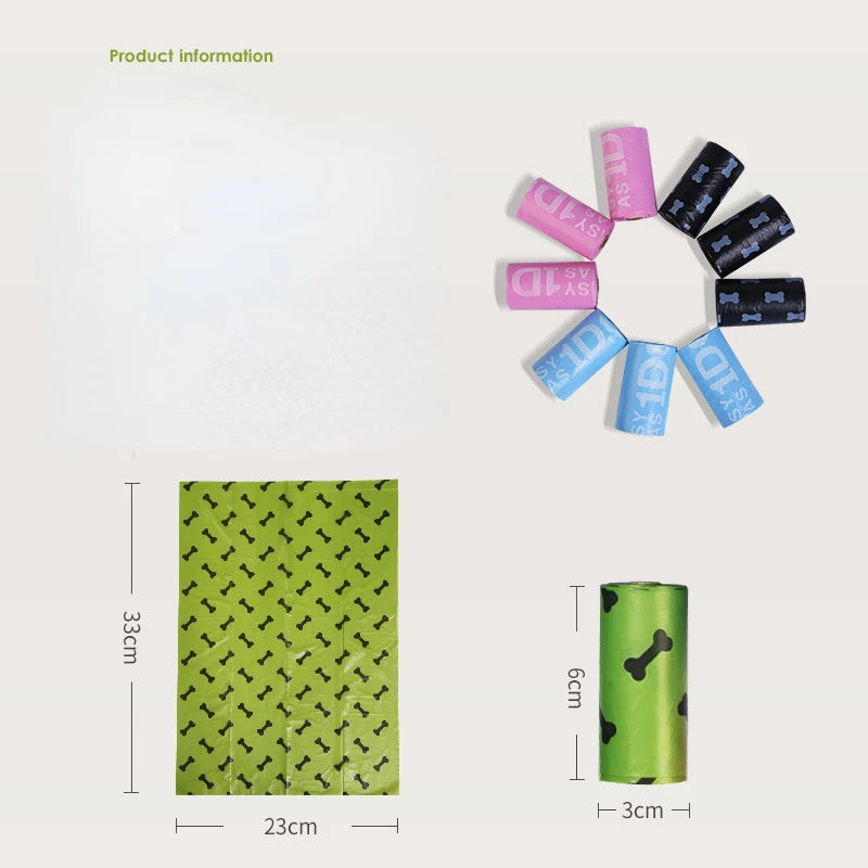 Biodegradable Dog Poop Bags &amp; Dispenser