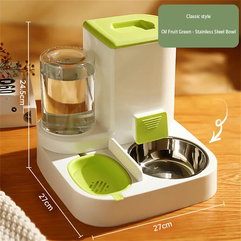 Automatic Pet Feeder &amp; Water Dispenser