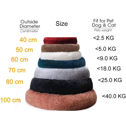 Donut Plush Beds for Dogs and Cats