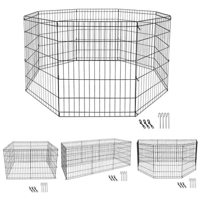 DIY 24" Dog Playpen Crates - 8 Panel set