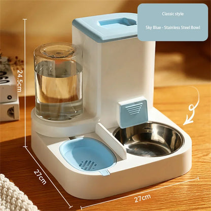 Automatic Pet Feeder &amp; Water Dispenser