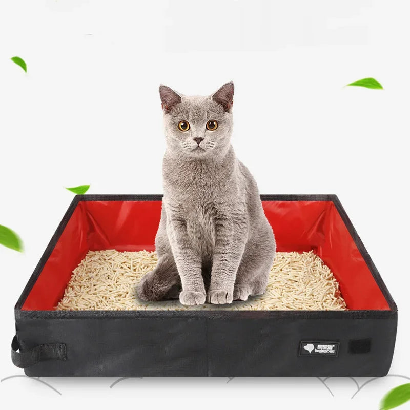 Portable Folding Pet Litter Box