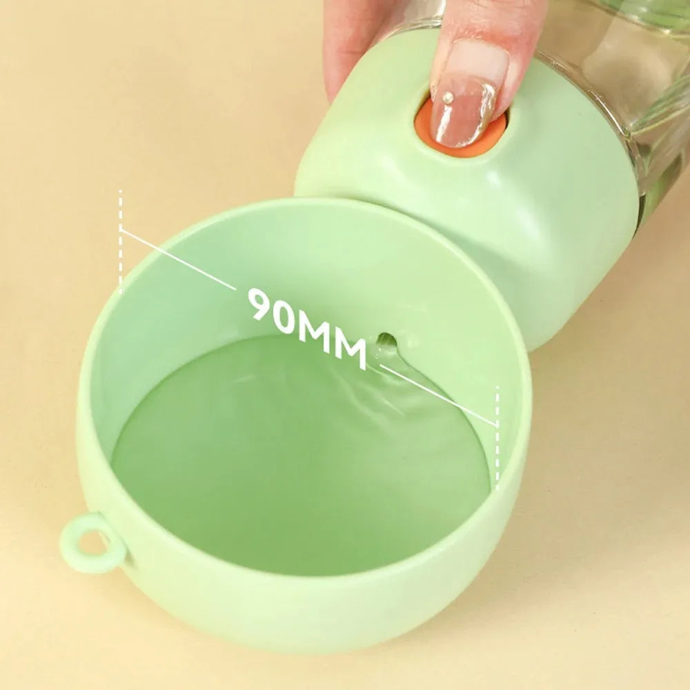 Portable 2-in-1 Water Bottle &amp; Feeder
