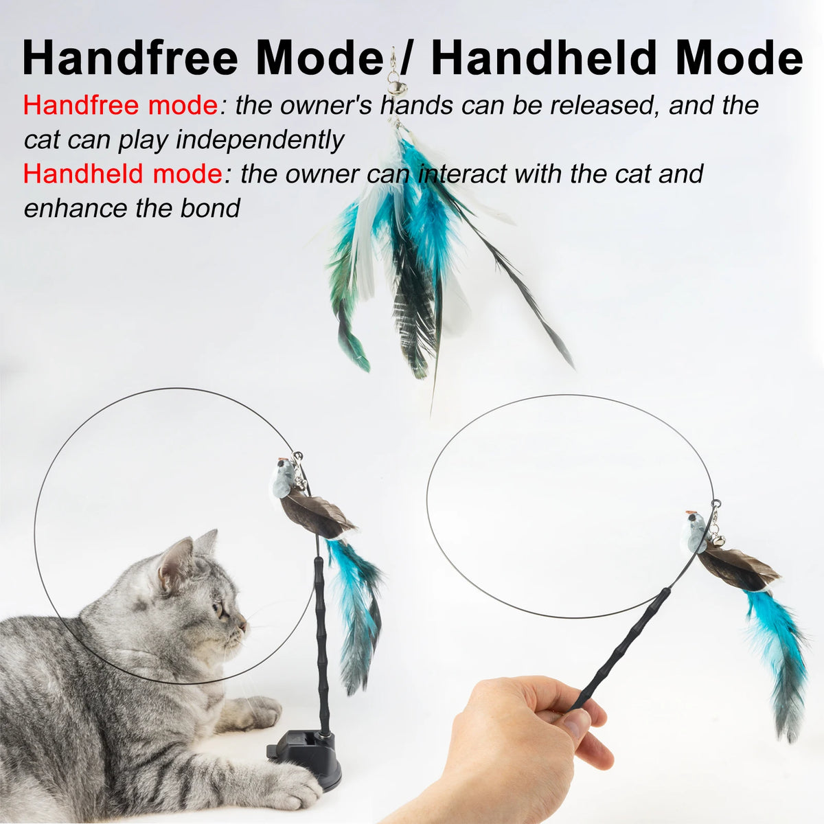 Handfree Interactive Toy For Cats