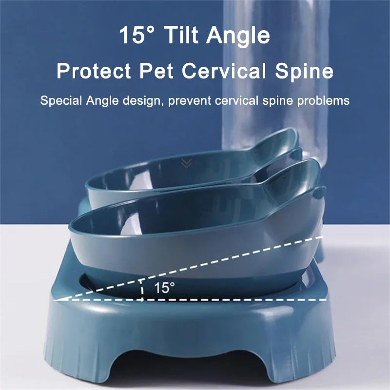 Automatic Pet Feeder &amp; Water Dispenser