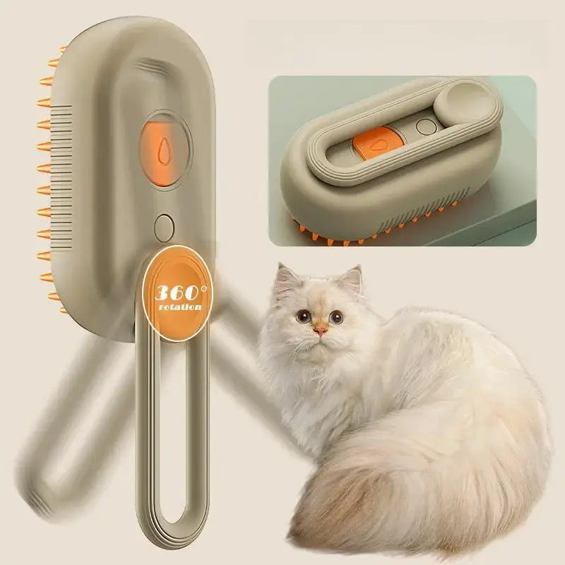 FurSpa Pet Steam Massage Brush