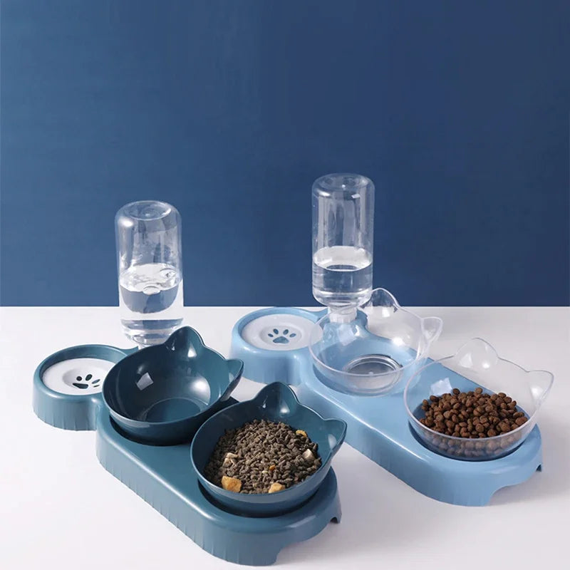 Automatic Pet Feeder &amp; Water Dispenser