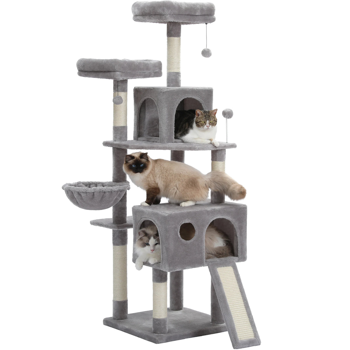 Multi-Level Scratch Board Tree For Cats
