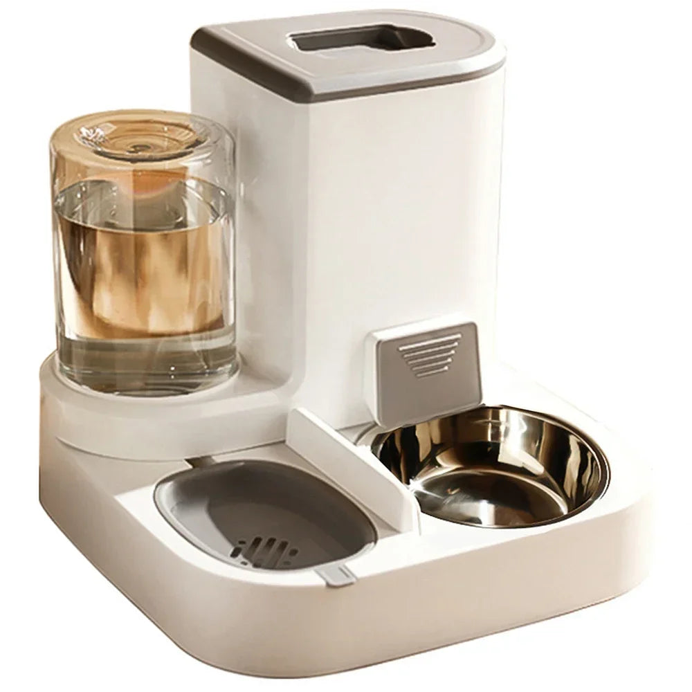 Automatic Pet Feeder &amp; Water Dispenser