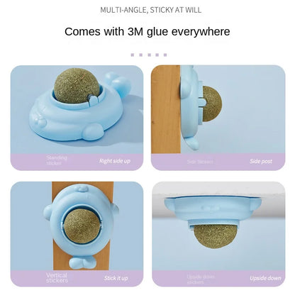 Rotatable Catnip Wall Ball