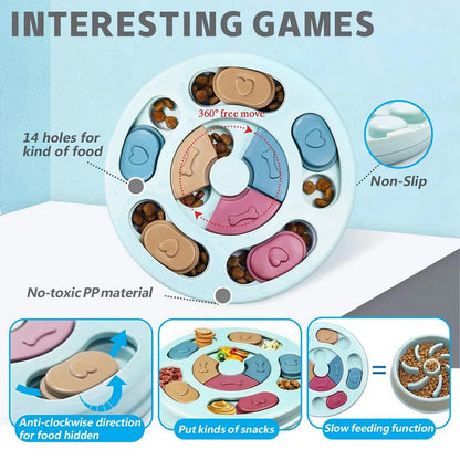 Interactive Puzzle Slow Feeder For Dogs