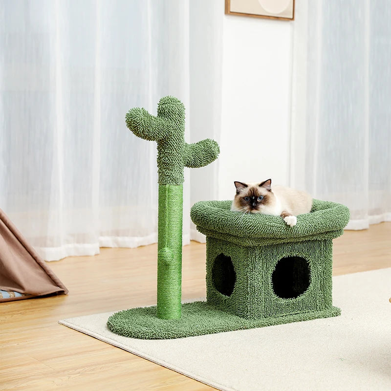 Cute Cactus Scratching Post For Cats